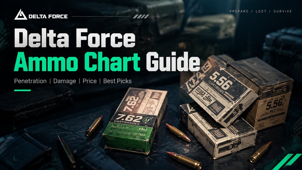 Delta Force ammo chart guide cover