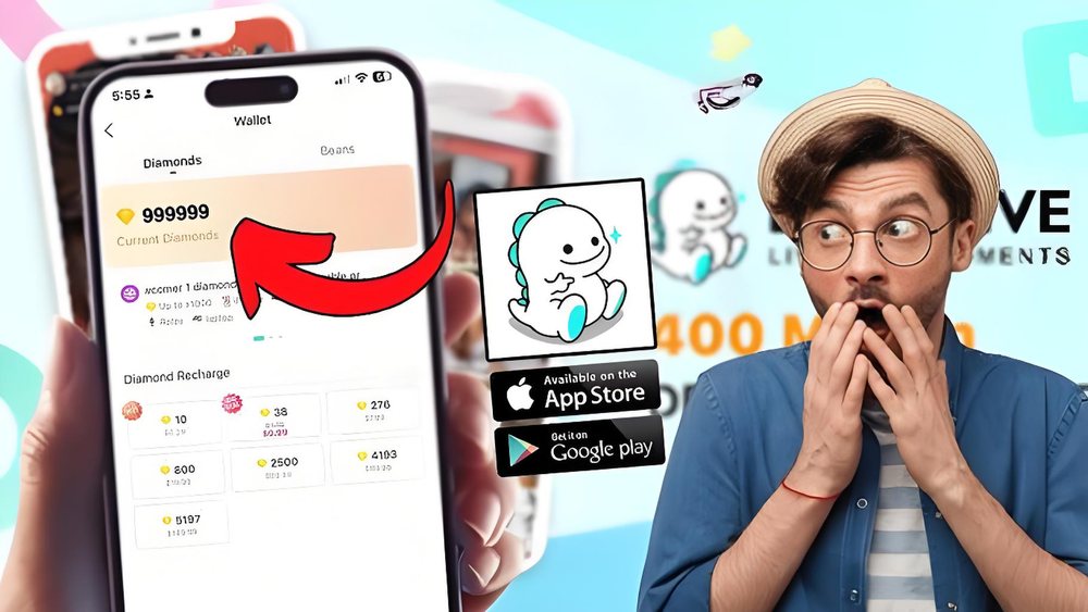Bigo Live app on a phone